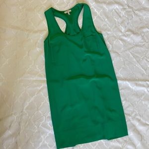 Green Silk Dress